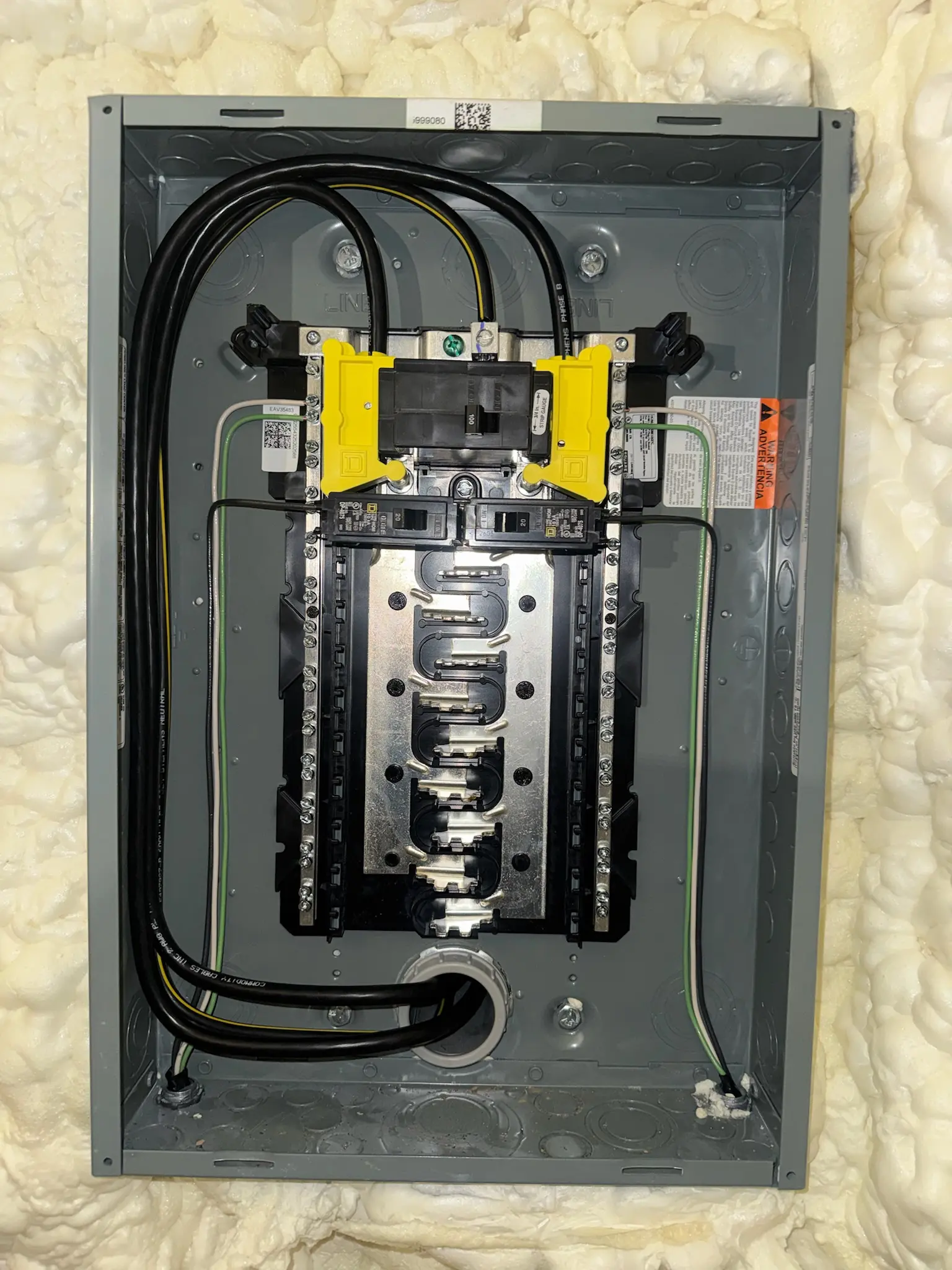 200-amp main breaker upgrade performed by Chosen 1 Electric